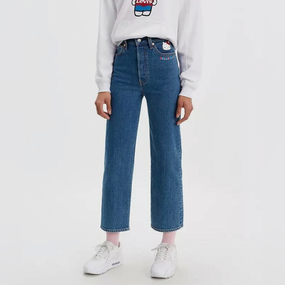 Levi's Ribcage Hello Kitty Jeans